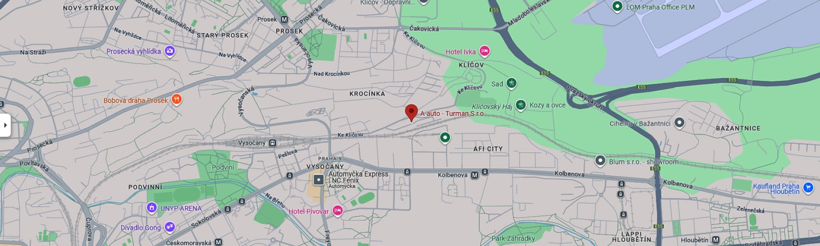 Mapa Auto Turman
